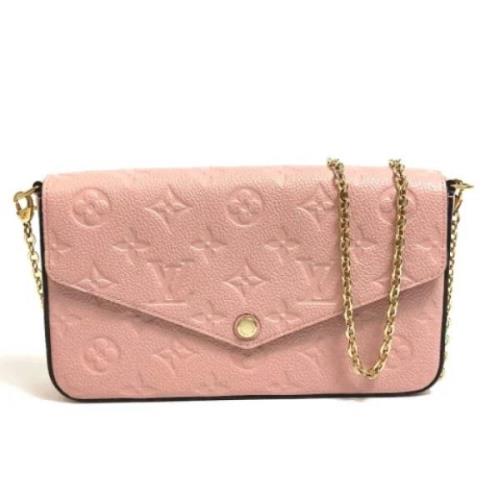 Pre-owned Leather louis-vuitton-bags Louis Vuitton Vintage , Pink , Da...