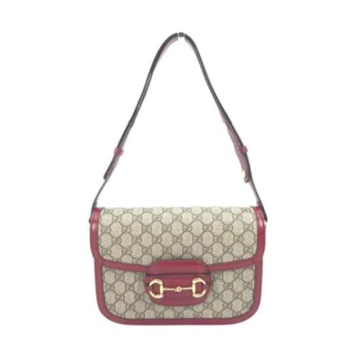 Pre-owned Canvas gucci-bags Gucci Vintage , Beige , Dames