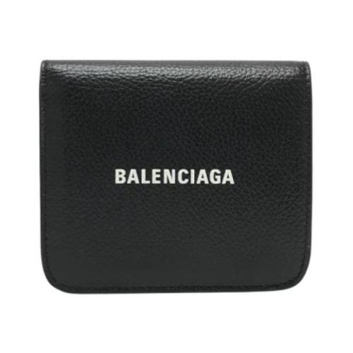 Pre-owned Leather wallets Balenciaga Vintage , Black , Dames