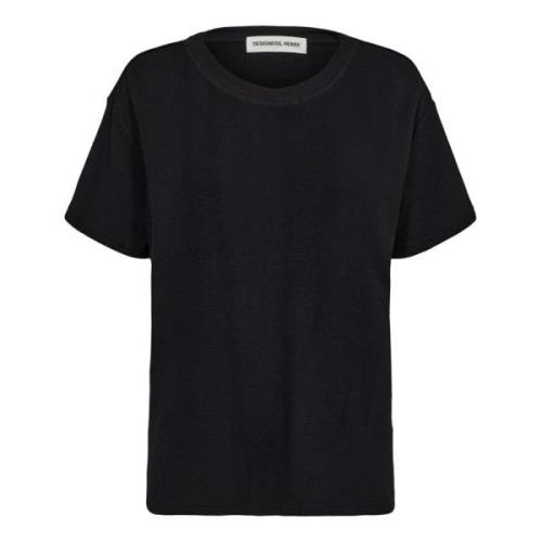 Oversized Heren T-shirt Designers Remix , Black , Dames