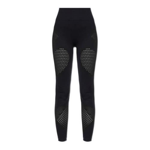 Logo Leggings Adidas by Stella McCartney , Black , Dames