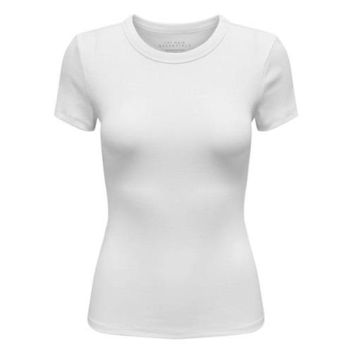 T-shirt Only , White , Dames