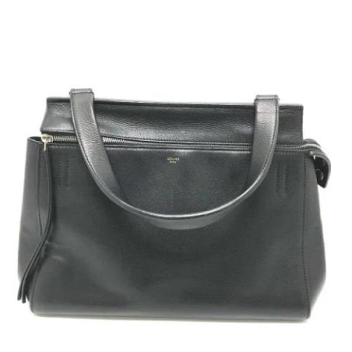 Pre-owned Leather shoulder-bags Celine Vintage , Black , Dames