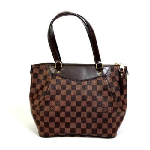 Pre-owned Canvas louis-vuitton-bags Louis Vuitton Vintage , Brown , Da...