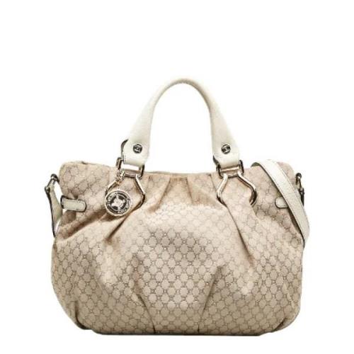 Pre-owned Canvas handbags Celine Vintage , Brown , Dames