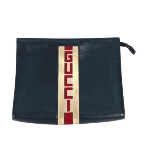 Pre-owned Leather gucci-bags Gucci Vintage , Black , Dames