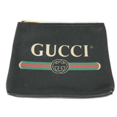 Pre-owned Leather gucci-bags Gucci Vintage , Black , Dames