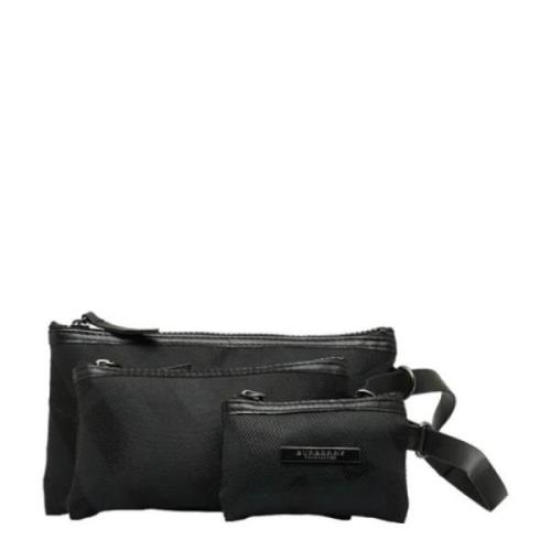 Pre-owned Fabric pouches Burberry Vintage , Black , Dames