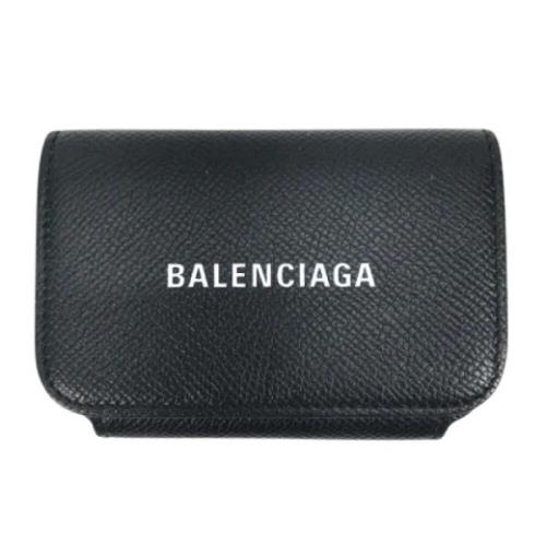 Pre-owned Leather wallets Balenciaga Vintage , Black , Dames