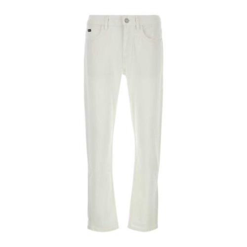 Stijlvolle witte denim jeans Boss , White , Heren