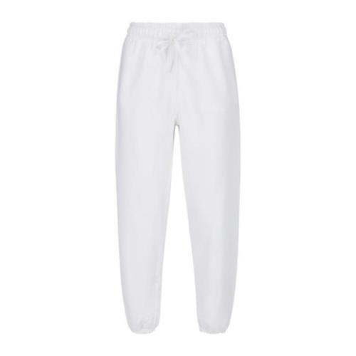 Sportieve Witte Katoenen Broek Ralph Lauren , White , Dames