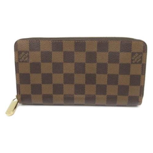 Pre-owned Canvas wallets Louis Vuitton Vintage , Brown , Dames