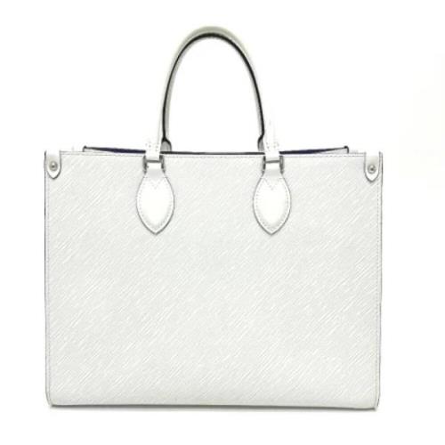 Pre-owned Leather louis-vuitton-bags Louis Vuitton Vintage , White , D...