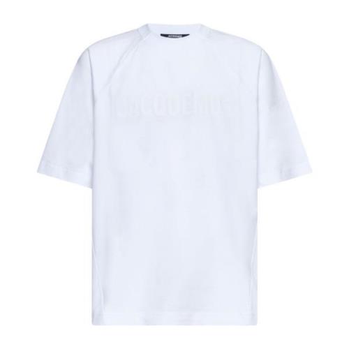 Witte T-shirts en Polos Jacquemus , White , Heren