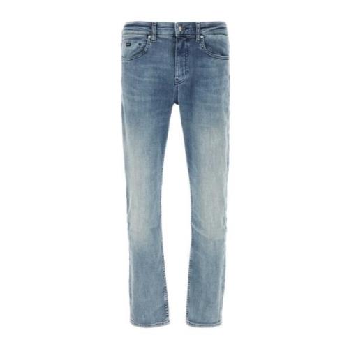 Stretch Denim C-Delaware Jeans Boss , Blue , Heren