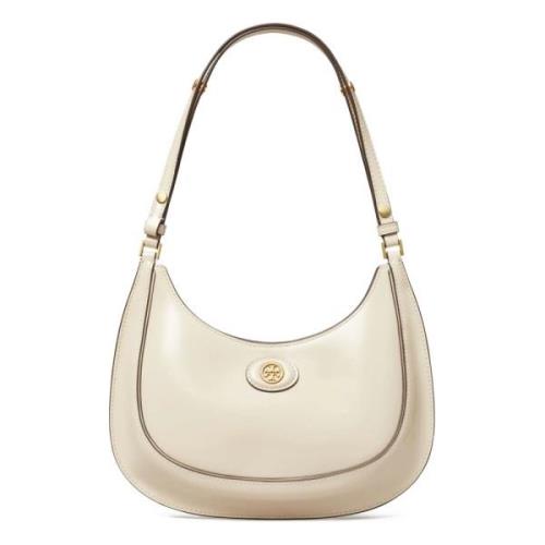 Omkeerbare schoudertas in Shea Butter Tory Burch , White , Dames