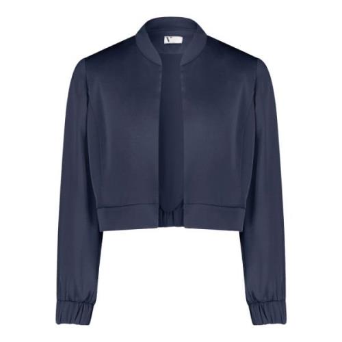 Stijlvolle Langarm Blouson Jas vera mont , Blue , Dames