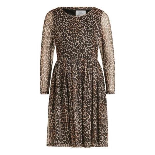 Bloemen Maxi Jurk met Gerimpeld Detail vera mont , Brown , Dames