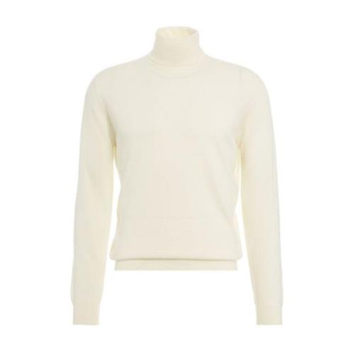 Witte Gebreide Trui Aw24 Gender , Beige , Heren