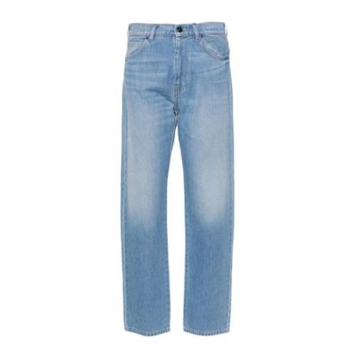 Blauwe denim jeans met vijf zakken Max Mara , Blue , Dames