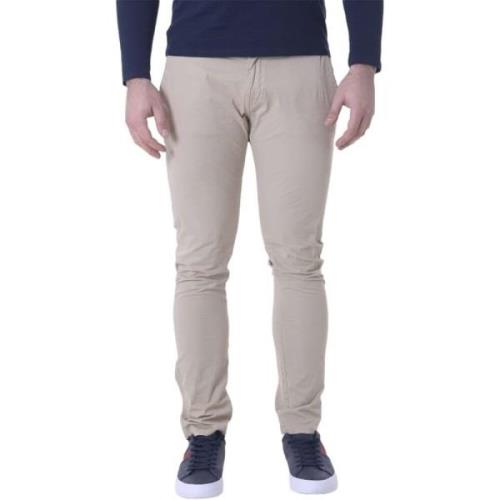 Chino Broek Guess , Beige , Heren