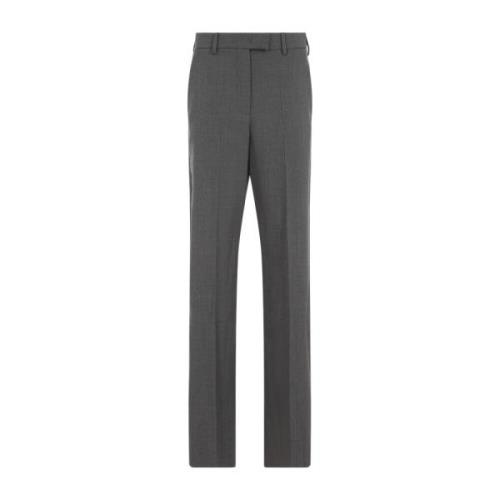 Melange Wide Leg Pant Valentino , Gray , Dames