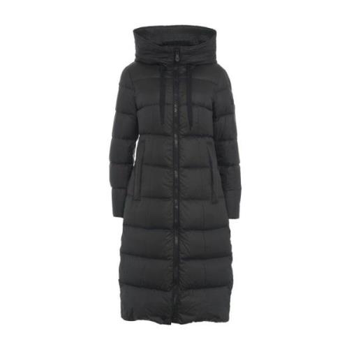 Zwarte Jas Aw24 Damesmode Peuterey , Black , Dames