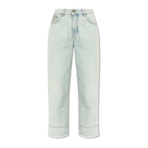 Jeans met logo Blumarine , Blue , Dames