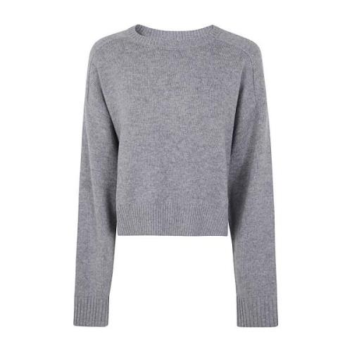 Grijze Melange Oversized Sweater Loulou Studio , Gray , Dames