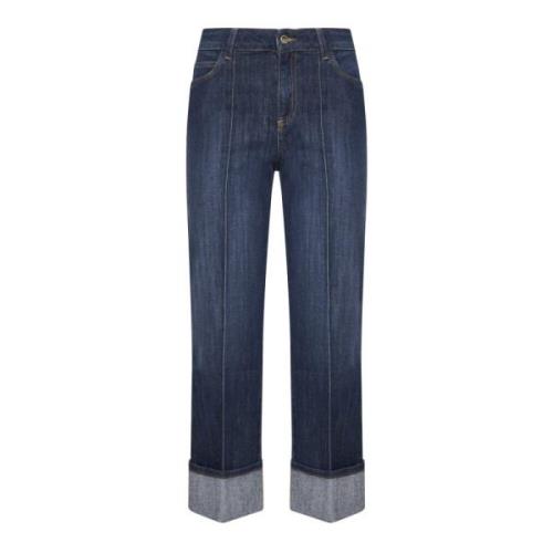 Denim Mode Jeans Kaos , Blue , Dames