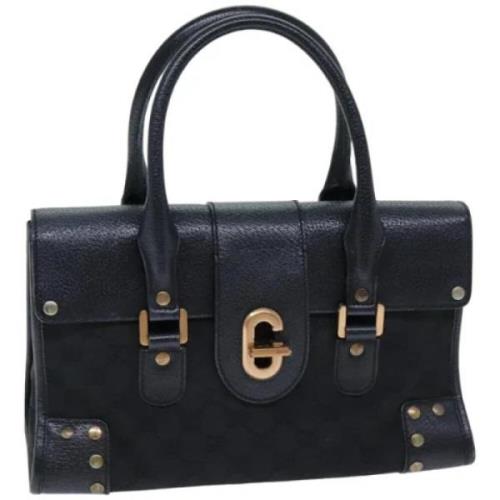 Pre-owned Canvas handbags Gucci Vintage , Black , Dames