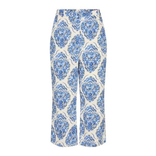 Straight Trousers Soyaconcept , Blue , Dames