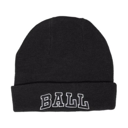 Zwarte Beanie Accessoires Ball , Black , Dames