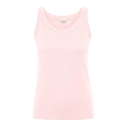 Zachte Katoenen Top Potpourri Stijl Part Two , Pink , Dames