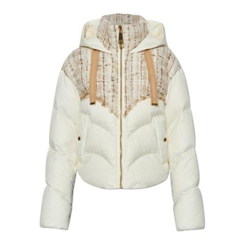 Donsjack met capuchon Khrisjoy , Beige , Dames