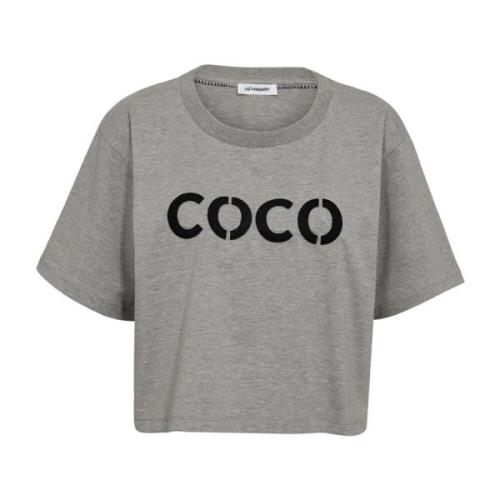 T-Shirts Co'Couture , Gray , Dames