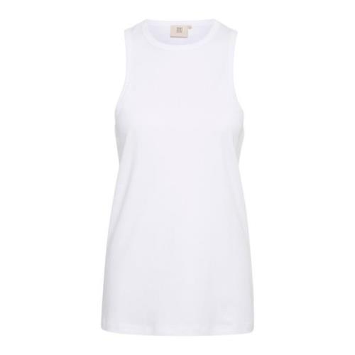 Mouwloze Sportieve Top Bright White Lounge Nine , White , Dames