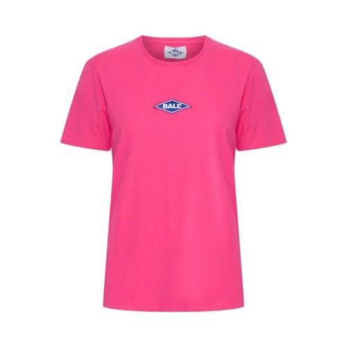 Rimini Nash Tee Bluser Bright Pink Ball , Pink , Dames