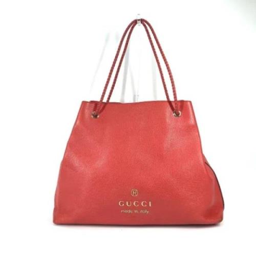 Pre-owned Leather gucci-bags Gucci Vintage , Red , Dames