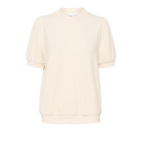 Korte Mouw Ice Sweatshirt Saint Tropez , Beige , Dames