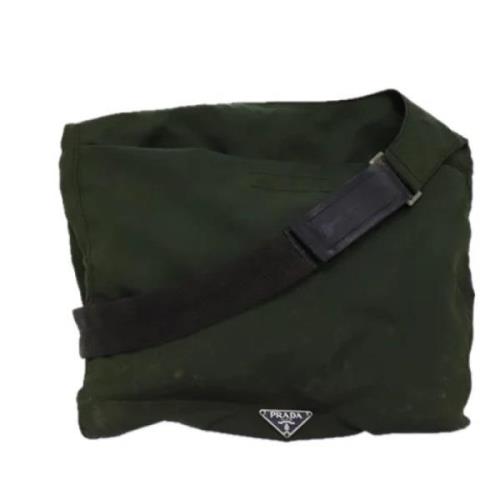 Pre-owned Nylon prada-bags Prada Vintage , Green , Dames