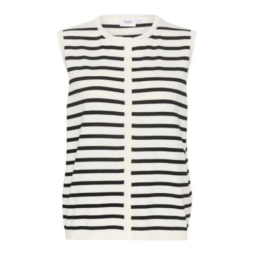 Gestreepte Vest Cardigan Saint Tropez , Multicolor , Dames