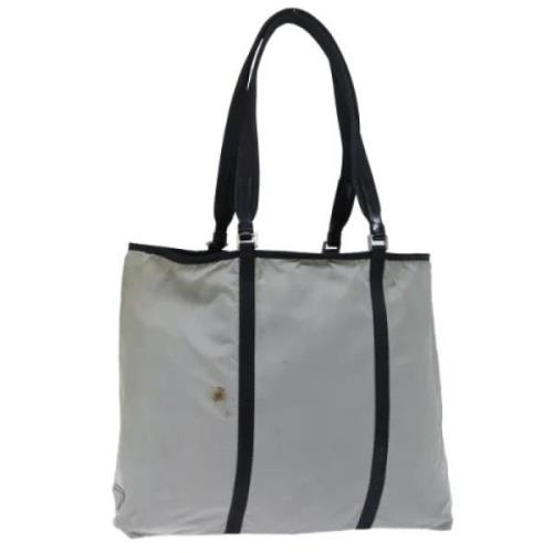 Pre-owned Nylon totes Prada Vintage , Gray , Dames