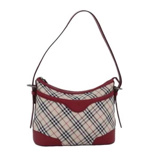 Pre-owned Canvas handbags Burberry Vintage , Red , Dames