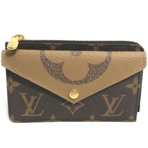 Pre-owned Fabric wallets Louis Vuitton Vintage , Brown , Dames