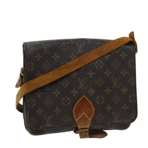 Pre-owned Canvas louis-vuitton-bags Louis Vuitton Vintage , Brown , Da...