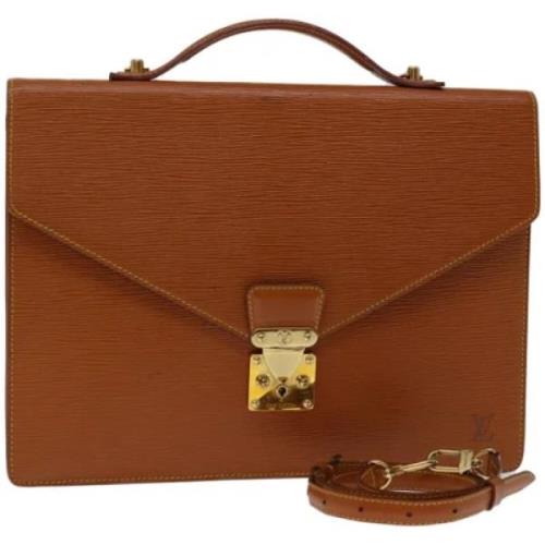 Pre-owned Leather louis-vuitton-bags Louis Vuitton Vintage , Brown , D...