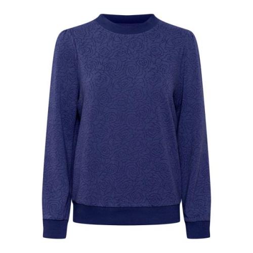 Gandysz Sweatshirt Midnight Sail Saint Tropez , Blue , Dames