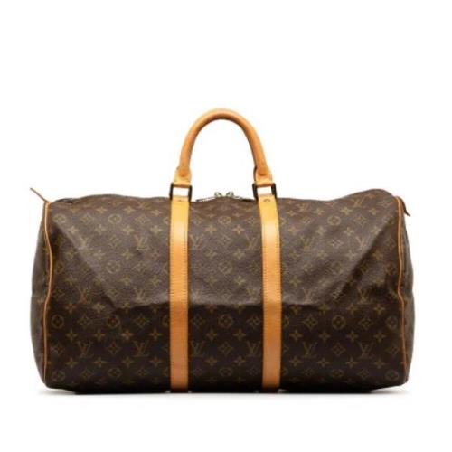 Pre-owned Canvas louis-vuitton-bags Louis Vuitton Vintage , Brown , Da...