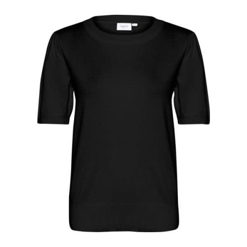 Round-neck Knitwear Saint Tropez , Black , Dames